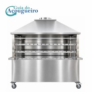 CHURRASQUEIRA GIRA-GRILL 39 ESPETO AUTOMATIZADO, COM COIFA, SEM EXAUSTOR