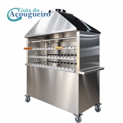 CHURRASQUEIRA GIRA-GRILL 39 ESPETO AUTOMATIZADO, COM COIFA, SEM EXAUSTOR