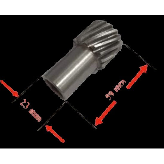 ENGRENAGEM INTERMEDIARIA CAF F22 15DENTES TRADICIONAL