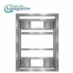 CARRINHO EM INOX PARA CAIXAS (EMG)