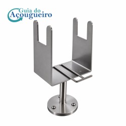 SUPORTE EM INOX PARA BOBINA FUNDO ESTRELA