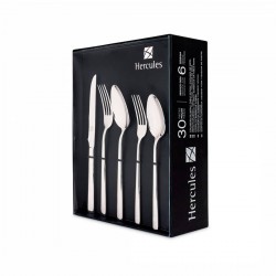 Faqueiro Mykonos Hercules 30 Peças Aço Inox 4000-030CP